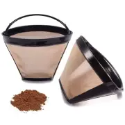 Reusable No.4 Cone Coffee Maker Filters for Ninja Coffee Bar Brewer Replaceme...