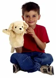 The Puppet Company - CarPets - Yellow Labrador Hand Puppet