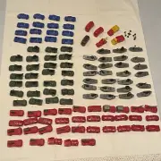110 NOS Miniature Plastic Toys Army Navy Cars Trucks Dime Store Prize Gumball