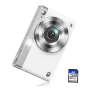 50MP Digital Camera, 1080P Kids Digital Camera with 32GB SD Card, Point and