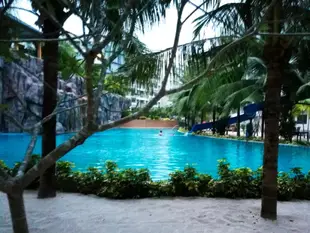 中天海灘的1臥室公寓 - 23平方公尺/1間專用衛浴Maldives Pattaya largest pool