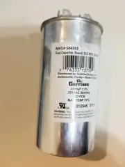 Capacitor: Garrison 504333 Dual Capacitor, Round, 35+5 uF 370 VAC 50/60Hz