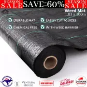 Instahut 1.83 x100m Weed Mat Control Matting Weedmat Gardening Plant Landscape