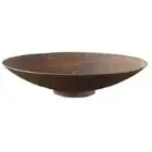 Water Bowl/Fire Pit Standing 60cm Metal Rusted Outdoor Garden/Yard Home Décor