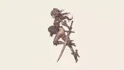 Anime rome girls armor sword simple shield warrior Playmat Gaming Mat