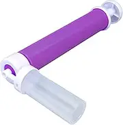 Cake Decorating Kit Manual Cake Duster Multifunction Plastic Cake Coloring Sprayer for Baking Desserts (Purple)