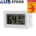 Mini Digital LCD Temperature Humidity Meter Thermometer (White Fahrenheit)