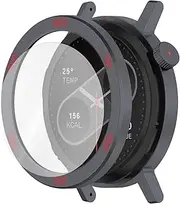 Screen Protector Compatible with CMF Watch Pro 2 Bezel Metal Screen Protector Tempered Glass Scratch Resistance Protective Protector Compatible with CMF Watch Pro 2 (#1)