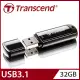【Transcend 創見】32GB JetFlash700 USB3.1隨身碟-經典黑