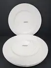 Set of 4 Mikasa Ciara White Bone China 11" Dinner Plates Dinnerware New