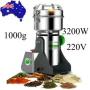1000g Electric Dry Food Grinder Machine Grain Spices Hebals Mill Cereal Grinding