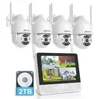 ANRAN 5MP Wireless CCTV Home Security System Outdoor 12''NVR 2TB WiFi Camera