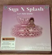 Sun N Splash Mermaid Inflatable Pool - Pink. Brand new kiddie pool (sh)