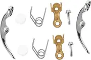 GLSTOY 10PCS Trumpet Valve Replacement Parts Kit Durable Spit Valve Corks Screws and Bases for Easy Maintenance Compatible with Various Trumpet Brands and Models