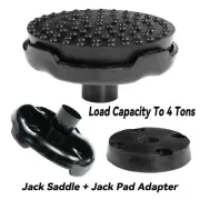 Floor Jack Saddle Pad Point Fit 4-Ton Jacks Adapter Lifting Protector Rubber NEW