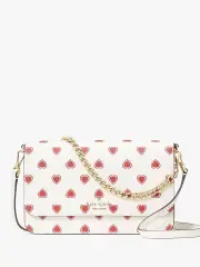 Madison Heartfelt Geo Printed Willow Flap Convertible Crossbody