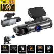 Dual Lens Car DVR Dash Cam 1080P Front & Inside Camera Video Recorder G-Sensor