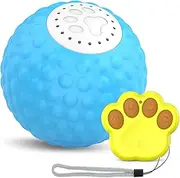 Remote-Control Ball Cat Toy-Two Modes Realistic Bird Calls Remote Control Type-C Charging-Active Rolling Ball for Cats Cat Toy-Safe and Easy to Clean. Blue