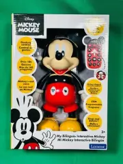 Disney Mickey Mouse Bilingual Interactive Robot Toy Lexibook STEM, Quizzes NEW