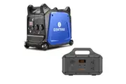 1* Gentrax 3.5KW Max 3.2KW Rated Inverter Generator + 1* VoltX 800W 518Wh Portable Power Station