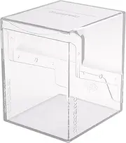 Gamegenic Bastion 100+ XL Deck Box - Compact, Secure, and Perfectly Organized for Your Trading Cards! Safely Protects 100+ Double-Sleeved Cards, Clear Color, Made
