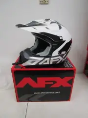 AFX FX17 Aced Helmet 0110-6494 SMALL MATTE/WHITE WHITE