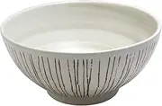 Chotokusa White Sanuki Rice Bowl 7.3 inches (18.5 cm), Ramen, Okonomi-Don, Okonomi, Okikomi, Multi-use, Kyodon, Set Meal Restaurant, Udon, Soba, Donburi Don, Mino Yaki, Made in Japan