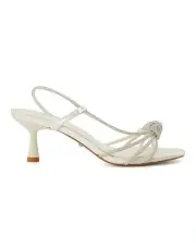 [Dune London] Magnified Heeled Sandal in Ivory