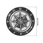 Garage Wall Clock Silent Non Ticking Wall Clocks 12 Inches Mechanical Tire toQQn