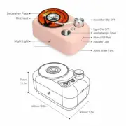 Ultrasonic Cool Mist Air Diffuser Humidifier LED Night Light Home Bedroom Office