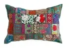 Handwoven Sham Home Decor Cushion Patchwork Vintage Pillow Cover Case Meditation