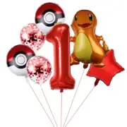 7pcs Pokmn Charmander Balloon Party Decoration Supplies Birthday Party Gift no 1
