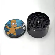 Bart Simpson Tobacco Metal Herb Grinder Nirvana Nevermind Album Cover Parody