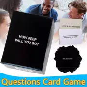 How Deep Will You Go? Questions Card Games, Deep Conversation Cards Game AU