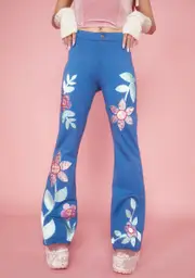 [Sugar Thrillz] Blooming Joy Flare Pants