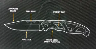 [泡泡虎] Gerber Paraframe Mini 折刀 野外求生 露營 小刀 [全新 現貨]
