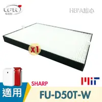 在飛比找Yahoo奇摩購物中心優惠-LFH HEPA清淨機濾網 適用：SHARP夏普 FU-D5