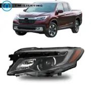 For 17-20 Honda Ridgeline(2-wire)/2016-2018 Pilot LX Left Side Halogen Headlight (for: Honda)