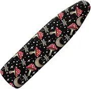 KUIFORTI Moon Mushroom Iron Boards Cover and Pad,Full Size Folding Ironing Board Cover Thermal Layer Protection,Mushroom Ironing Table Cover Full Size