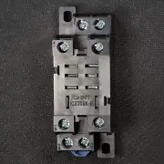 NEW 8 Blade Square Base Socket For Plug In DPDT Miniature Relay DIN/Panel Mount
