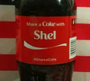 Share A Coke With Shel Limited Edition Coca Cola Bottle 2015 USA
