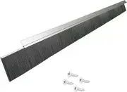 Retsun 2.5 Inches Door Brush Sweeps Seal Garage Roll Up Durable Easy Mounting