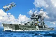 Model Ship Of War to Build Model Kit Mounting Italian Gorizia