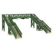 Bachmann 44-0196B OO Scale Narrow Gauge OO9 Wooden Footbridge Green NEW