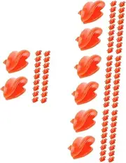 MERRYHAPY 4sets Duck Mouth Decoration Plastic Craft DIY Mini Ducks Accessory Toy Parts 20pcs*4