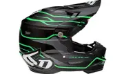 6D ATR-2 Phase Helmet (Md, Black/Green)
