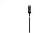 Mepra AZB10861111 Serving Fork Due Oro Nero, Black