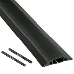D-Line Floor Cable Cover Medium Duty Cavity 30x10mm - 9m (Black)