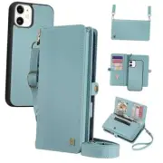 for Wallet Case Compatible with,Multi-Function Detachable 2 in 1 iPhone 11 Blue
