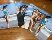 4 Vintage Jantzen Poster Advertising Swimwear Bathing Suit